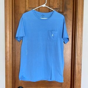 Men’s light blue Polo crewneck tshirt